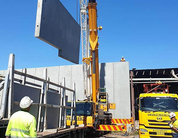 Allianz Insurance engaged CJ Duncan to complete the required repairs to impact damaged precast concrete wall panels of commercial property in St Mary's. 